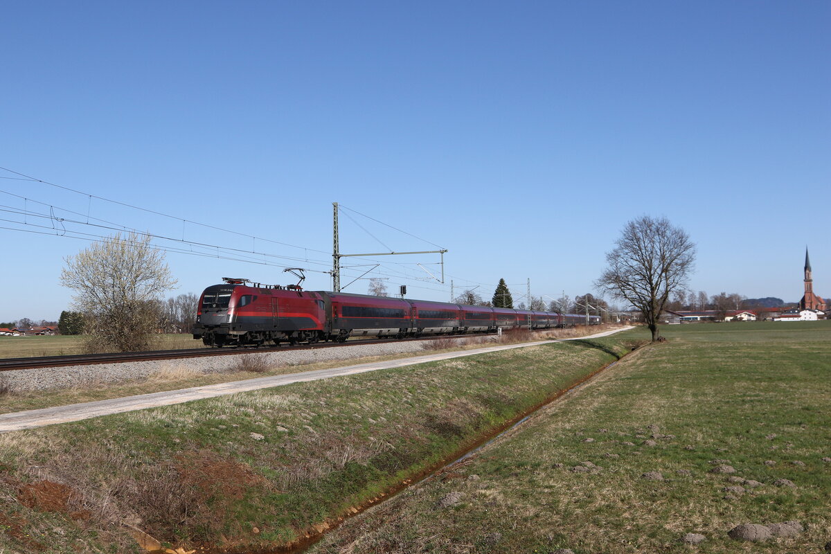 1116 245 war am 13. M�rz 2026 bei �bersee am Chiemsee in Richtung Rosenheim unterwegs.