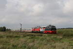 218 497 und 218 3390 aus Nieb�ll kommend am 12.