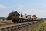 247 045-8 mit einem gemischten G�terzug aus Burghausen kommend am 22.
