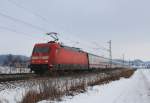 101 040-4 schiebend in Richtung M�nchen im Einsatz am 8.