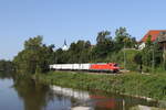 152 055 mit einem  KLV  aus M�nchen kommend am 24.