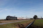 182 526 mit dem IC  K�nigssee  auf dem Weg von Freilassing nach Hamburg.