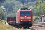 185 158-3 beim durchfahren des Bahnhofs von Assling in Richtung M�nchen am 20.