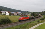 185 149-2 mit einem gemischten G�terzug am 10.