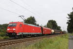 185 363-9 mit einem gemischten G�terzug am 17.