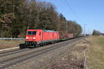 185 236 mit einem Stahlzug aus Freilassing kommend am 6.