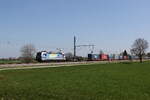6193 824 von  RTB-Cargo  war mit einem  KLV  am 17. April 2026 bei �bersee am Chiemsee in Richtung M�nchen unterwegs.