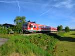 Eine 628iger Garnitur am Morgen des 10.