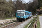628 424 auf dem Weg nach Aschau am 5.
