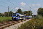 ET 328 auf dem Weg von Traunstein nach Rosenheim.
