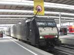 189 994 kam soeben im M�nchner Hauptbahnhof an.