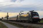 182 509-0 ist mit dem  IC K�nigssee  auf dem Weg nach Freilassing.
