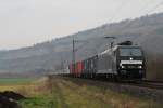 185 567-5 auf dem Weg in Richtung W�rzburg.