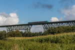 622 xxx der  NOB  auf der Hochbr�cke bei Hochdonn am 30.