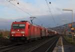 185 274-8 mit einem gemischten G�terzug am 22.