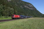 1016 007  Sunny Boy  mit einem  Nightjet  aus M�nchen kommend am 14.