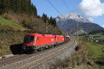 1016 019 und 1116 xxx waren mit einem gemischten G�terzug am 29.