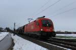 1116 144-5 mit einem gemischten G�terzug auf dem Weg nach Salzburg.