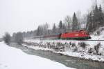 1116 281-7 mit einem Sonderzug aus Kitzb�hel kommend am 24.