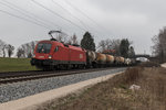 1116 265-0 mit einem gemischten G�terzug am 12.