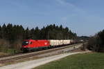 1116 146 mit einem gemischten G�terzug am 20.