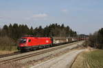 1116 190 mit einem gemischten G�terzug aus Salzburg kommend am 9.