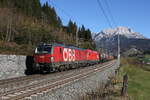 1293 187 und 1116 094 waren mit einem gemischten G�terzug am 4.