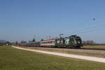 1116 182  Bundesheer  mit dem  Nightjet 469  aus M�nchen kommend am 28.
