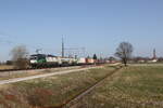 6193 932 von  ELL  war mit einem Containerzug am 7.