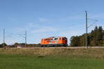 2143 016 war am 28. Oktober 2023 bei R�ckstetten in Richtung Salzburg unterwegs.